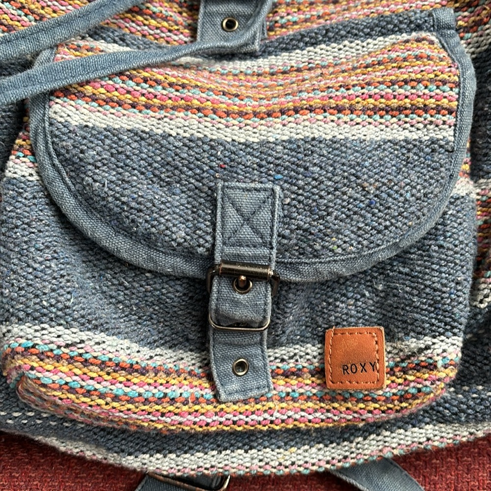 Roxy Gray And Multicolor Backpack - image 5